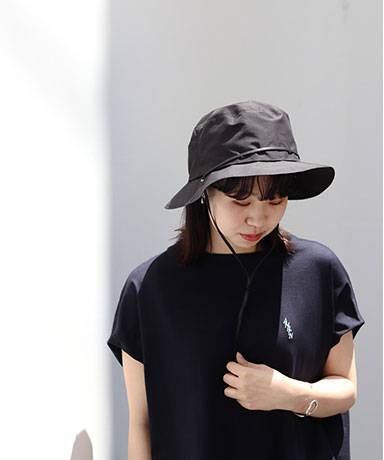 LOFTMAN別注 Sheltech Safari Hat(FREE Black/ブラック): KIJIMA TAKAYUKI