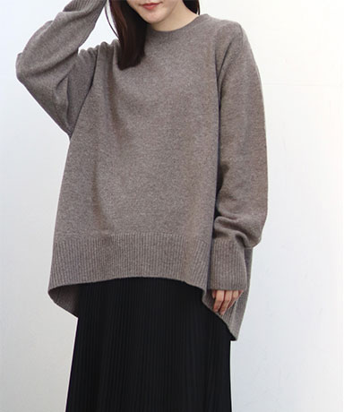 【CINOH/チノ】Wool V Neck Knit & Wool 7G Crew Neck Knit