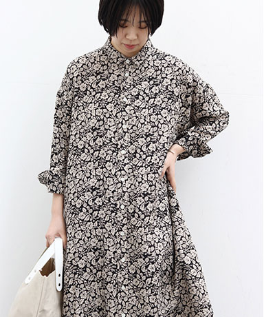 【R&D.M.CO-/アールアンドディーエムコー】Wild Berry Long Shirt