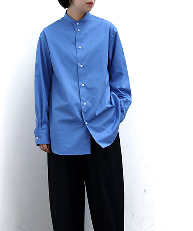 【LOEFF/ロエフ】Cotton Broad Band Shirt