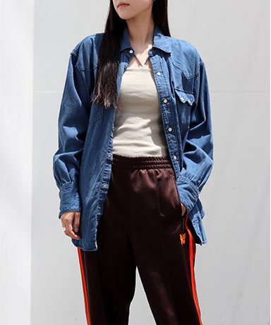 【orSlow/オアスロウ】Western Shirt Denim