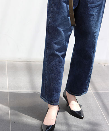 【R&D.M.CO-/アールアンドディーエムコー】Twisted Denim Pants