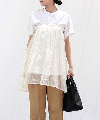 【dahl'ia/ダリア】Hd-81 リメイクT Ogギャザー