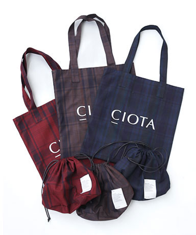 【CIOTA/シオタ】Tote Bag / Draw String Bag