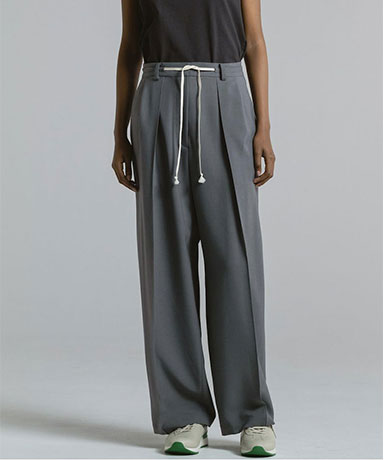 【CINOH/チノ】25SS collection. Pintuck Pants/Cotton Knit Skirt