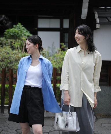 AURALEE WASHED FINX TWILL SHIRT
