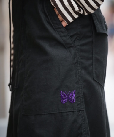 NEEDLES String Fatigue Skirt Back STN [Black]