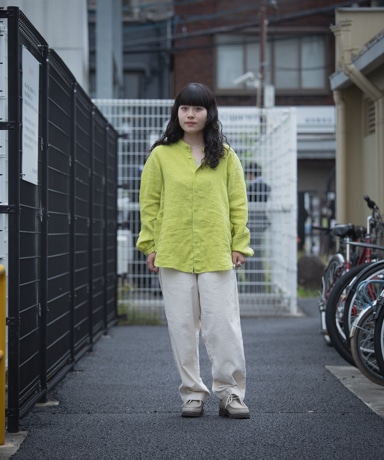 LOST&FOUND RIA DUNN ロストアンドファウンド レザー リネン LOST AND FOUND(ロストアンドファウンド) re-wrap ORIGINAL ECO