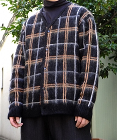 LOFTMAN別注 Mohair Cardigan(L(MEN) Diamond/ダイヤモンド): NEEDLES