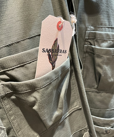【SASSAFRAS/ササフラス】/ Overgrown Fatigue Jacket-Riptsop