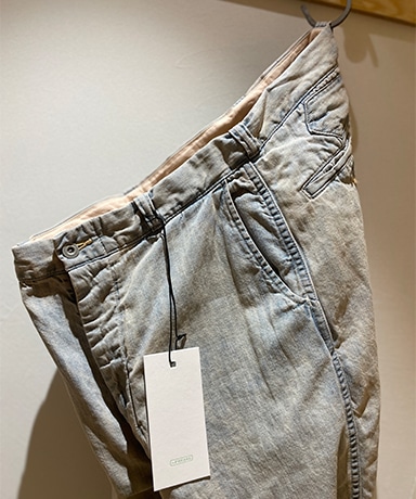 【A.PRESSE/アプレッセ】Vintage Prisoner Denim Trousers
