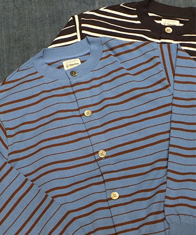 【Yonetomi NEW BASIC/ヨネトミ ニューベーシックス】Light Wave Cotton Knit Cardigan