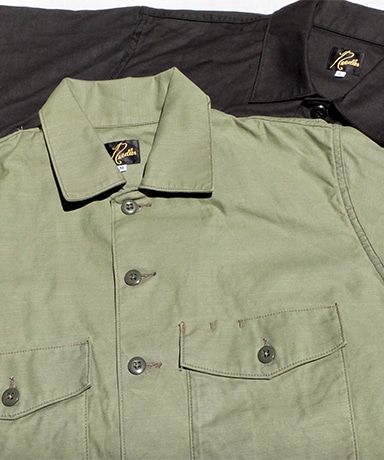 【NEEDLES/ニードルズ】S/S Fatigue Shirt - Backsateen