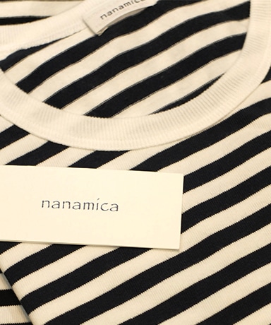 【nanamica/ナナミカ】COOLMAX Striped Jersey Tee