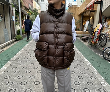 Tech Backpacker Down Vest(L(MEN) Brown/ブラウン): DAIWA PIER39