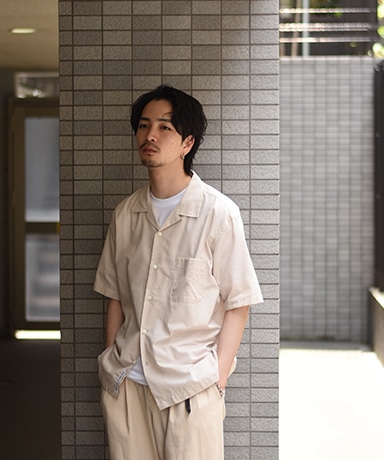【nanamica/ナナミカ】Open Collar Panama S/S Shirt