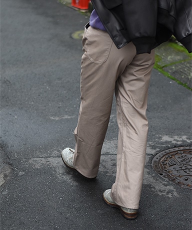 P-024(0(MEN) S.Pink/サーモンピンク): Willow Pants