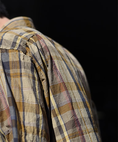 【ENGINEERED GARMENTS/エンジニアードガーメンツ】Work Shirt - Cotton Madras Plaid