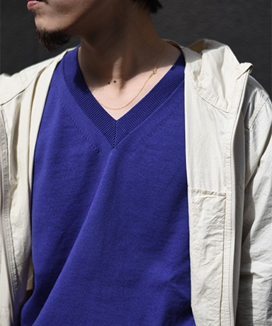 【BATONER/バトナー】Men The Seaisland Cotton V Neck