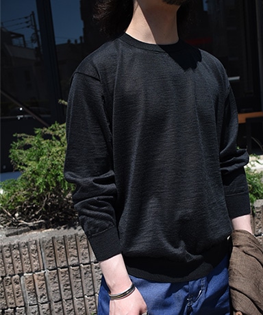 【BATONER/バトナー】Men Choma Crew Neck