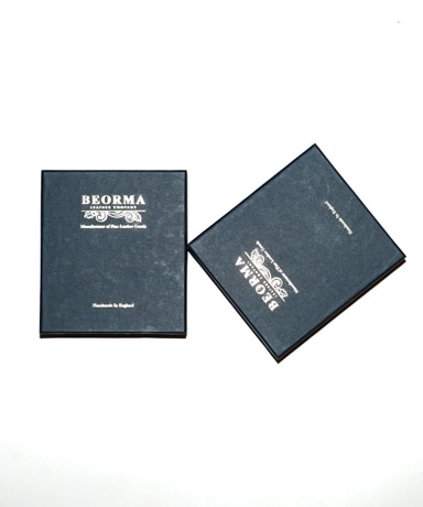 BEORMA LEATHER COMPANY/べオーマレザーカンパニー S0007 3Fold Wallet [Black/D.Brown/Navy]