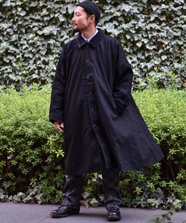 Paraffin Corduroy Swing Coat(2(MEN) Black/ブラック): Porter Classic