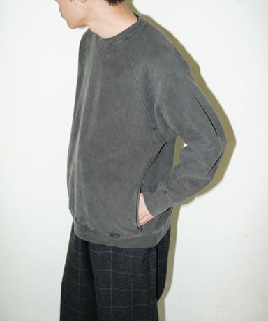 BATONER/バトナー Jumberca Urake Crew Neck [Fade Black/Gray]