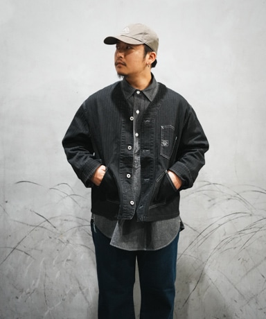 POST O'ALLS [ポストオーバーオールズ] Coach L For LOFTMAN-8oz Denim-Indigo / Komori