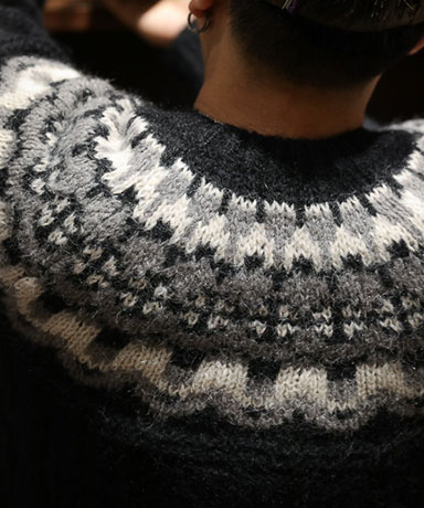 BATONER [Mohair Nordic Crew Neck]