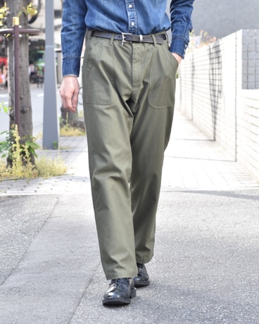 Baker Pants(30(MEN) Olive/オリーブ): BONCOURA