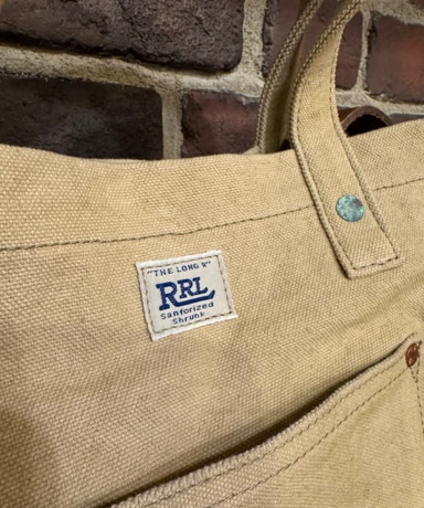Double RL / ダブルアールエル Carpenter Tote 20240817