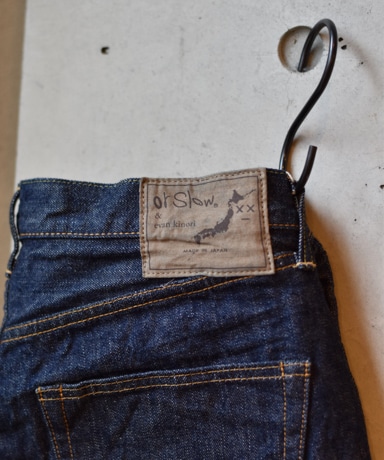 evan kinori×orSlow Wide Leg Jean One Wash Denim 20240926