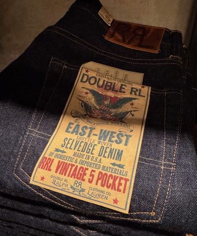 Double RL / ダブルアールエル Vintage 5-Pocket East-West Selvedge Jean 20241005