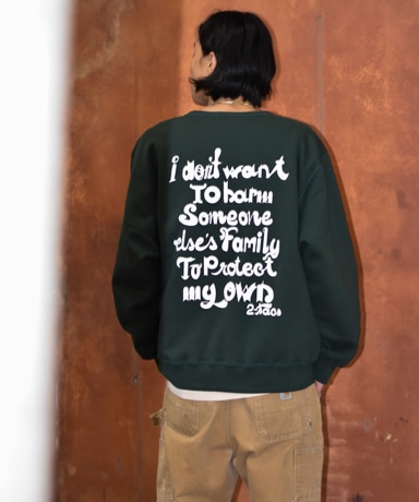 BROWN by 2-tacs/ブラウンバイツータックス Print-Sweat 20250109
