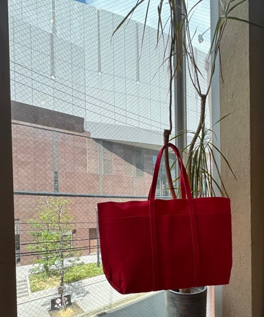 AMIACALVA / アミアカルヴァ "Washed Canvas 6P Tote (L)" 20250405