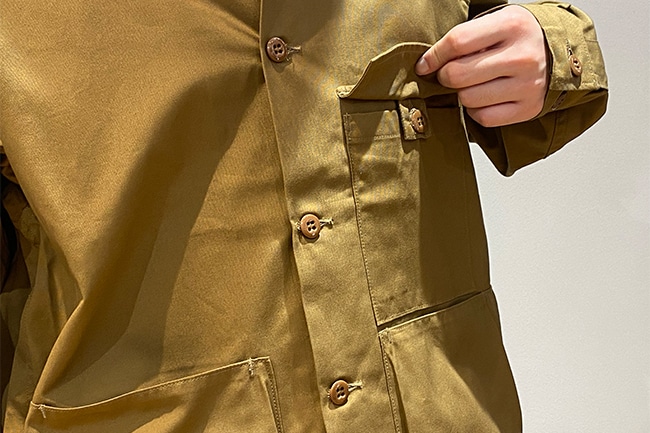 SASSAFRAS/ササフラス】Digs Crew Half-Poplin