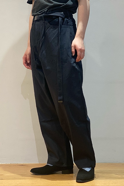 blurhms/ブラームス】12.9oz Selvage Denim GI-belt Pants