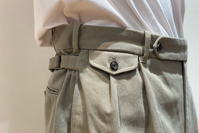 A.PRESSE アプレッセ 23AW type.1 兼ねる チノパン チノトラウザー 