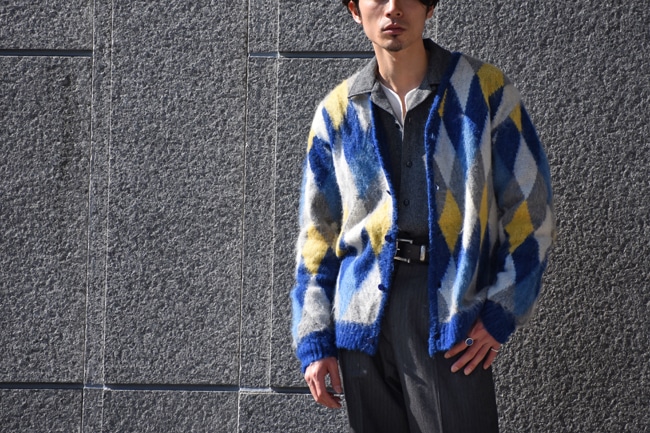 NEEDLES[ニードルズ] 22AW LOFTMAN別注 SP Mohair Cardigan-Windowpane