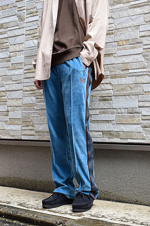 NEEDLES[ニードルズ] 23SS Narrow Track Pant - C/PE Velour