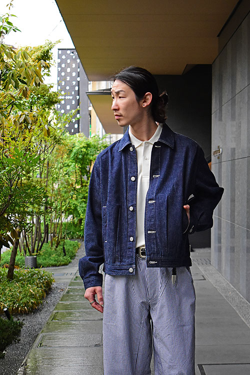 AURALEE SELVEDGE LIGHT DENIM BLOUSON 5以下サイト文引用 - Gジャン