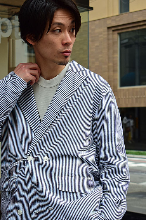 SEEALL[シーオール] 23SS Oversized Kingston Jacket [Stripe]