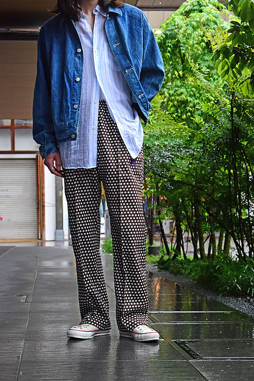 NEEDLES[ニードルズ] 23SS Track Pant - Poly JQ [Polka Dot]