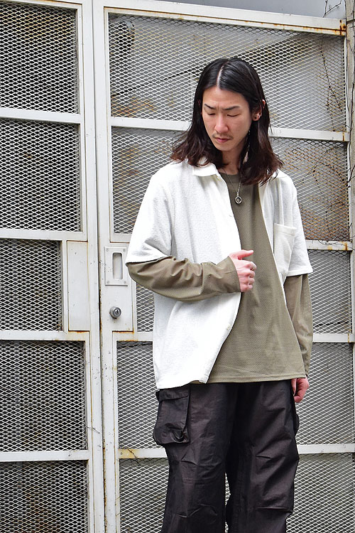 OUR LEGACY[アワーレガシー] 23SS Box Shirt Shortsleeve - Boucle