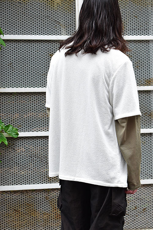 OUR LEGACY[アワーレガシー] 23SS Box Shirt Shortsleeve - Boucle [White]