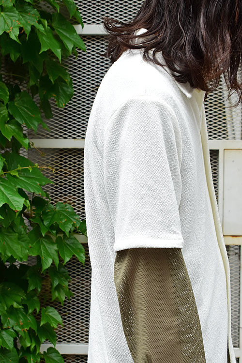 OUR LEGACY[アワーレガシー] 23SS Box Shirt Shortsleeve - Boucle [White]