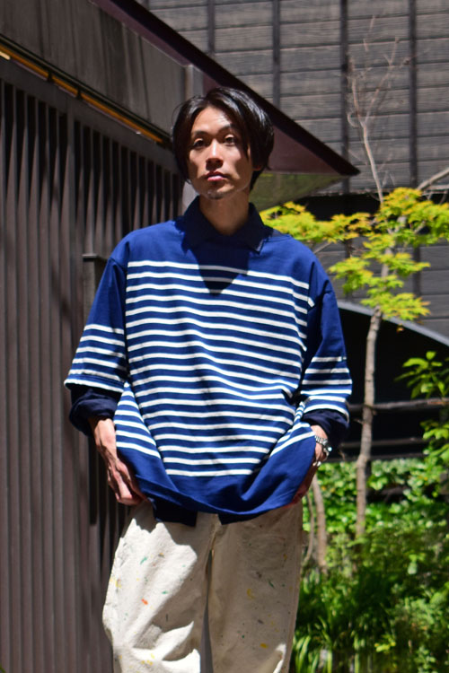 OUTIL[ウティ] 23SS Tricot AAST Short [Blue Point × Off]