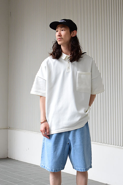 F/CE.[エフシーイー] 23SS Ecopet Polo Knit [White]