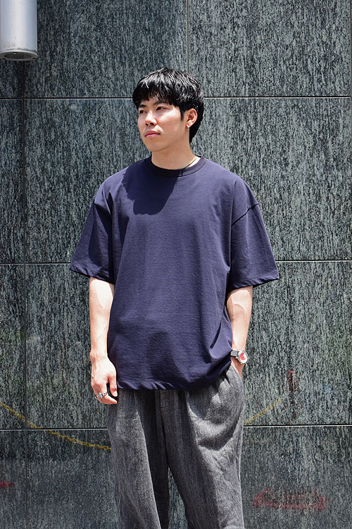 ATON[エイトン] 23SS Fresca Plate Oversized T-Shirt