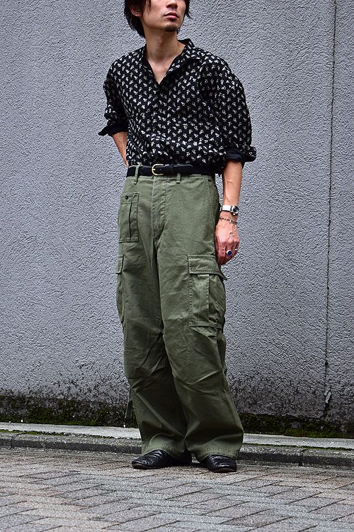 Nigel Cabourn[ナイジェルケーボン] 23AW Army Cargo Pant [Green]